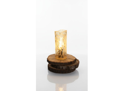 Kristallen nachtkastlamp, tafellamp, lamp, licht, tafel, Bohemen, bureau.