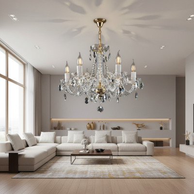 XXL Groot Hotel Kroonluchter Zaal Lampen Kristallen Kap Verlichting Kroonlamp  XXL Grote Hotel Kroonluchter Zaal Lampen Kristallen Kap Verlichting Kroonlamp