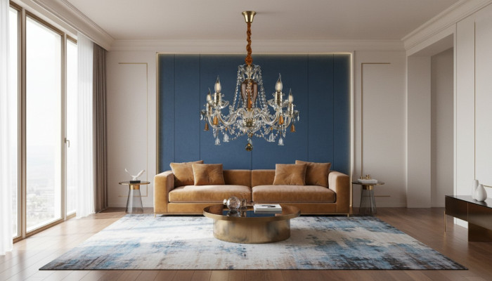 Kristallen kroonluchter hanglamp plafondlamp Boheemse lamp