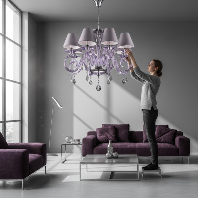 Bohemen Luster Hanglamp Kristallen Lampen Verlichting Plafondkroonluchter Licht.