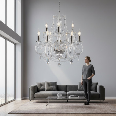 Hanglamp Lampen Kroonluchter Lamp Plafond Verlichting Bohemen Kroonluchter Kristal