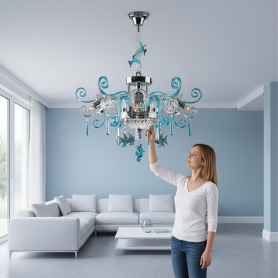 Kristal Kroonluchter Lampen Plafondlamp Kroonluchter Kroonluchter Bohemen