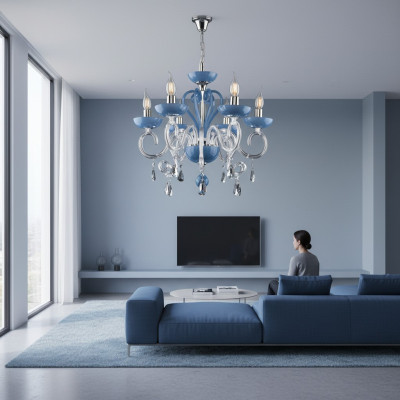 Boheemse kroonluchter hanglamp kristallen lampen lichten plafondlamp