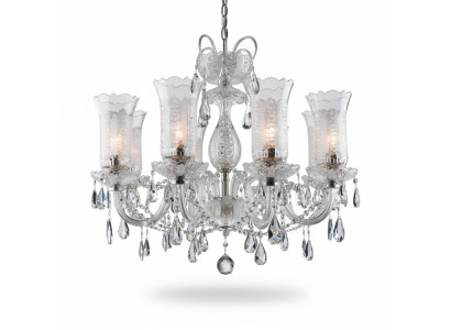 Boheems kristallen kroonluchterlamp plafondlampenkap