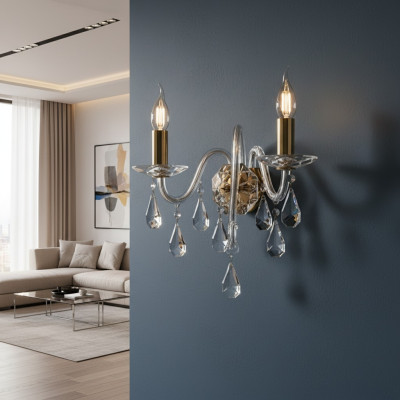Wandlamp Bohemen Kroonluchter Antieke wandlamp Nieuw Lampen