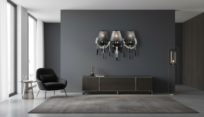 Klassieke wandlamp Bohemia wandlamp wandkroonluchter dubbele wandlamp nieuw.