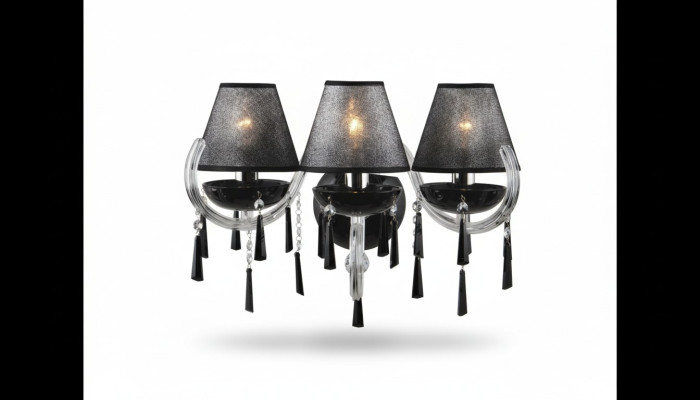 Klassieke wandlamp Bohemia wandlamp wandkroonluchter dubbele wandlamp nieuw.