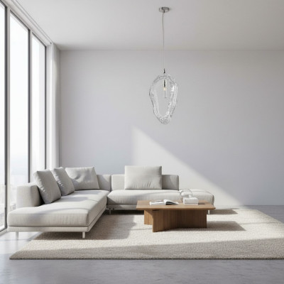 Kroonluchter lampen schelplicht plafondlamp hanglamp ontwerplamp