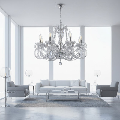 Kroonluchter Lamp Lampen Kristallichten Bohemen Kap