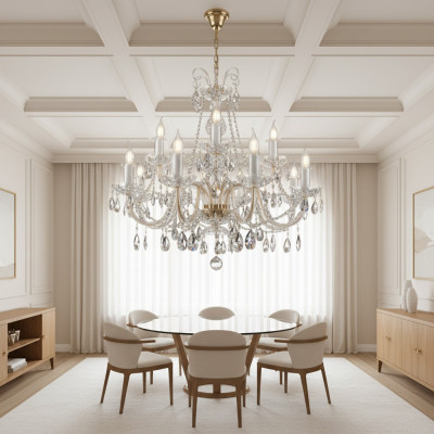 Lamp Hanglamp Kandelaar Lamp Plafondverlichting Bohemen Kristal