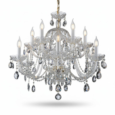 Bohemen Luster Kristallen Kroonluchter Lamp Armatuur Plafondlamp Hanglamp