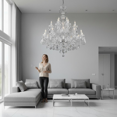 Kristallen lamp kroonluchter hanglamp Boheemse plafondlamp