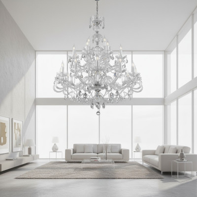 Kristallen lamp kroonluchter hanglamp Boheemse plafondlamp