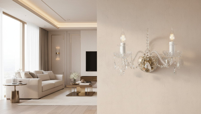 Wandlamp Luster Bohemen Lampen Wandlamp Kronleuchter Antieke Stijl