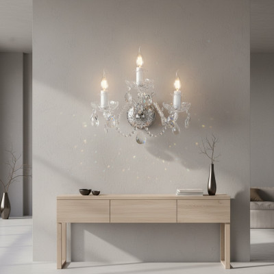 Glas Kristallen Wandlamp Kroonluchter Woonkamer Verlichting Elite Bohemia