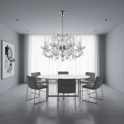 Woon-eetkamer kroonluchter plafondlamp armatuur lamp kristallen lampen.