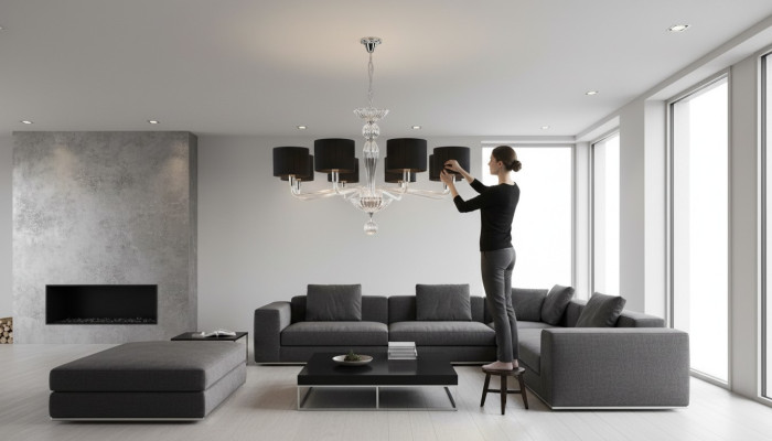 Kristal plafondlamp kroonluchter plafondlamp kroonluchter verlichting Elite Bohemen
