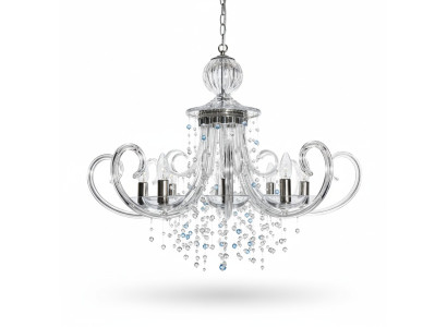 Kristallen hanglamp kroonluchter hanglamp plafondlamp Elite Bohemen