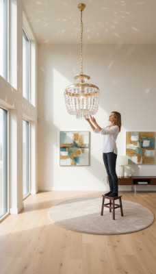 Plafondlamp Kristal Plafondluchter Kroonluchter Lamp Armatuur Elite Bohemia Nieuw