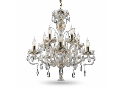 Kristallen kroonluchter plafondlamp plafondverlichting Elite Bohemen.