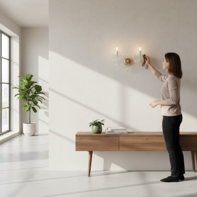 Wandlamp Bohemia Luster Antiek Stijl Kroonluchter Wandlampen Wandlamp Nieuw