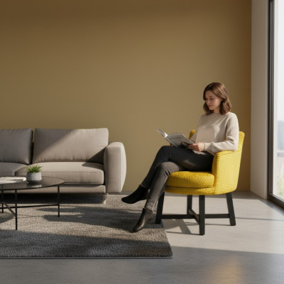 Fauteuil Clubfauteuil Loungestoel Cocktailstoel Textiel Relaxstoelen Stoel Stof