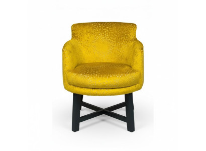 Ontwerpstoelen Chesterfield set stoel textiel bekleding hotel groep 4x set.