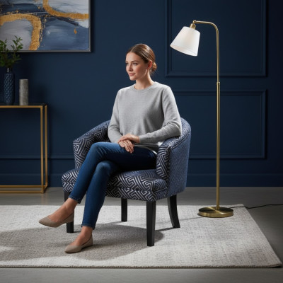 Stel 10x Designstoel Leer Armstoel Beklede Stoelen Horeca Eetkamer Hout