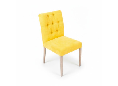 Ontwerper Gele Stoelen Chesterfield Ensemble Stoel Hotel Set van 4 stuks.