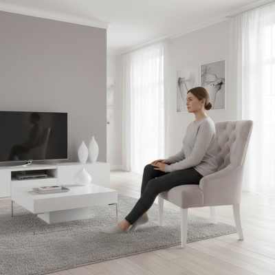 Designer stoelen Chesterfield set bekleding hotel groep x4-delige set