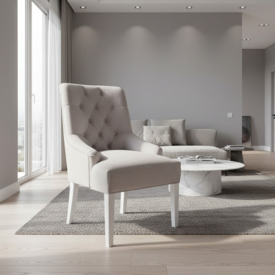 Designer stoelen Chesterfield set bekleding hotel groep x4-delige set