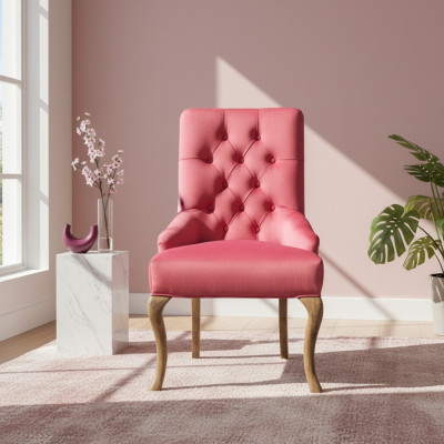 Ontwerp Chesterfield stoelen Hotellounge stoel textiel bekleding set van 2