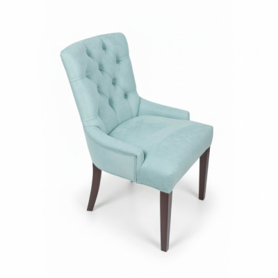 Ontwerp stoelen Chesterfield setstoel bekleding hotelgroep 6xSet nieuw textiel