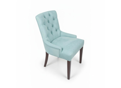 Ontwerp stoelen Chesterfield setstoel bekleding hotelgroep 6xSet nieuw textiel