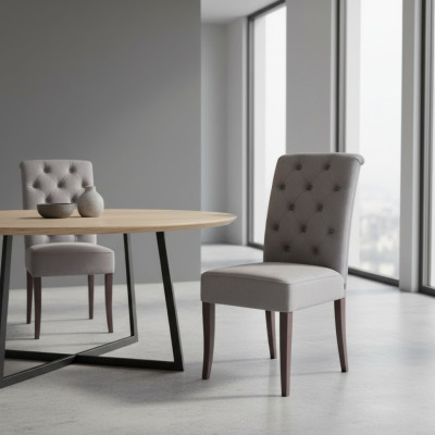 Chesterfield stoelen Ontwerp set Groep Eetkamerstoelen x8 Fauteuils Chesterfield stoelen Ontwerp set Groep Eetkamerstoelen x8 Fauteuils