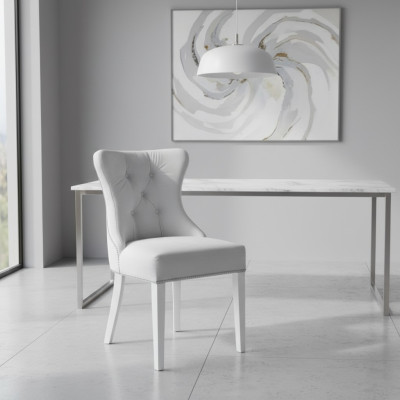 Designerstoelenset x8 leren fauteuils gestoffeerde stoelen horecameubilair