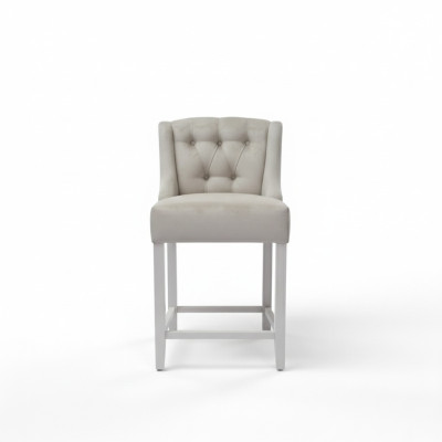 Exclusieve x4 Chesterfield barkrukken Barkrukken Stoffen zitplaatsen Designer 4-delige set
