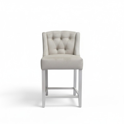 Beige barkruk barkruk 10-delige set stoffen design barkrukken Chesterfield stoelen