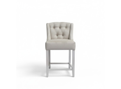 Beige barkruk barkruk 10-delige set stoffen design barkrukken Chesterfield stoelen