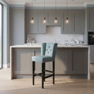 Barkruk Barkruk 6-delige set Stof Designer Barkrukken Barkruk Fluweel Stoelen