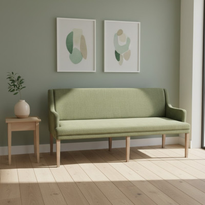Bank Textiel Zitbanken Chesterfield Restaurant Stoffen Ladenbank Lederen Sofa