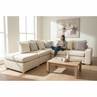 Hoekbank Chesterfield Gestoffeerde Sofa Kussen Zitplaatsen Hoekbanken Nieuw Fluwelen Hoekset