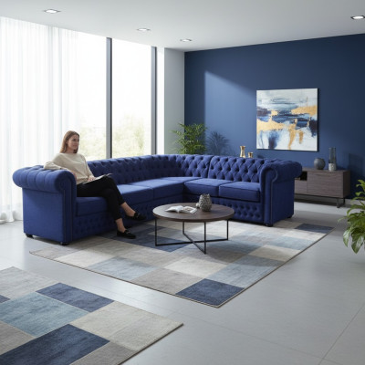 Hoekbank Claudyna Design Hoekslaapbank Bedfunctie Bank Bekleding Stof