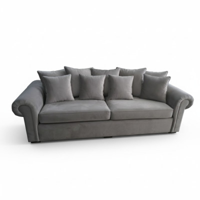 Sofa 3-zits Chesterfield gestoffeerde klassieke banken voor drie personen textiel bankstellen
