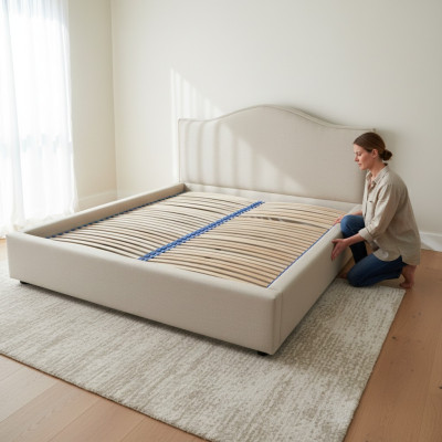 Chesterfield Bed demping dubbele hotelbedden 180x200cm opbergruimte