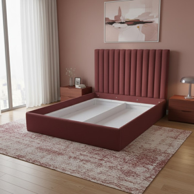 Chesterfield bed gestoffeerd dubbele hotelbedden slaapkamer 180x200cm