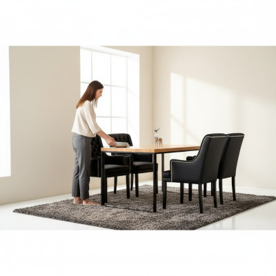 Tafel Eettafel Keuken Moderne Uittrekbare Houten Tafel Houten Tafels