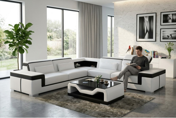 Sofa Hoekbank Bank Beklede banken Bankstellen Lederen bankstel Hoekbanken Hoekbank