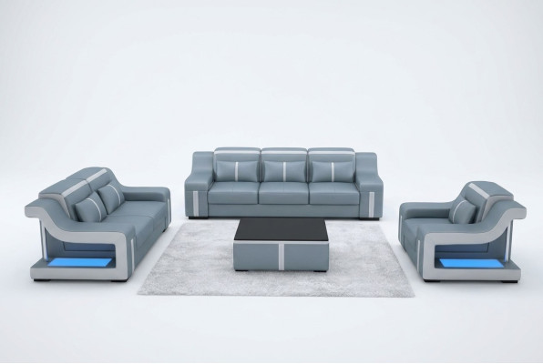 Waterbed Hotel Tweepersoonsbedden Compleet leren bed Bed met USB