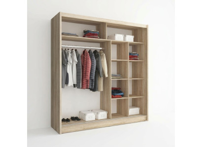 Meubelschuif Regaal Kast Deco Opslagkasten Kledingkasten 200cm